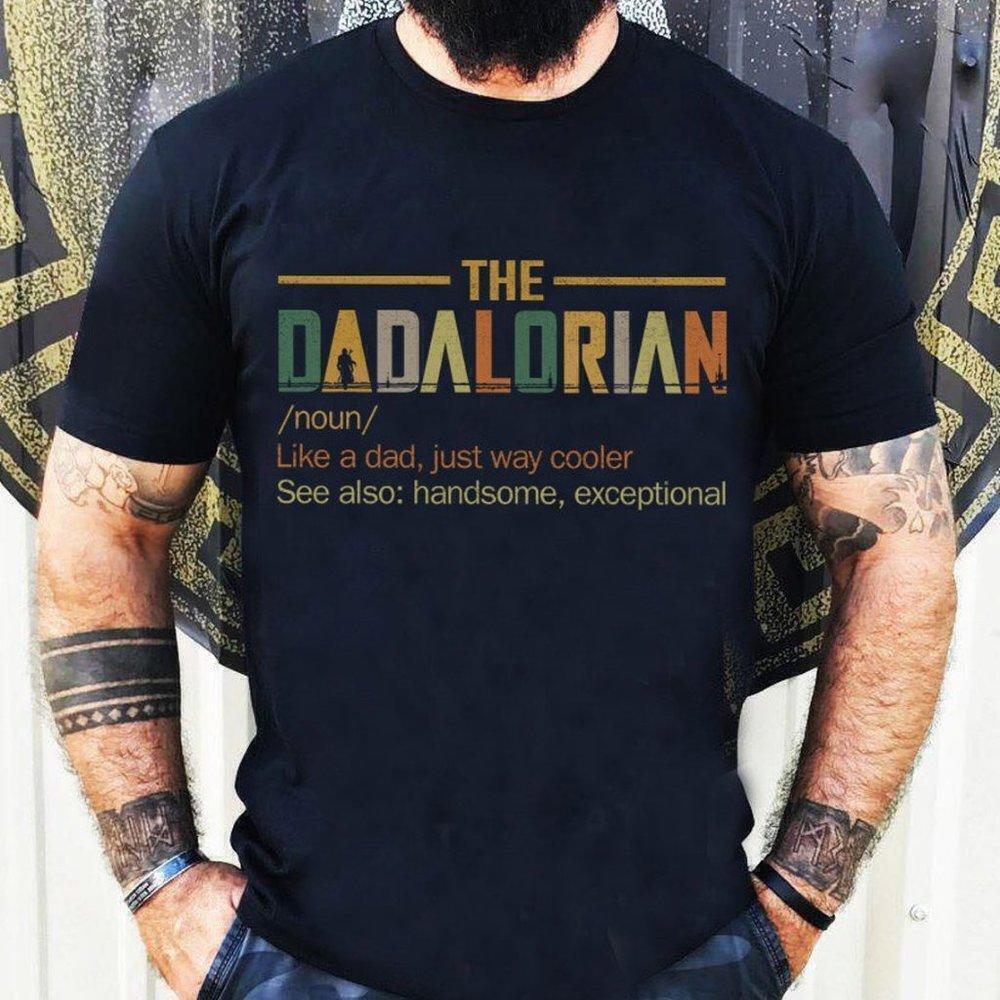 Dadalorian Funny Dad Star Wars Parody Gift T-Shirt